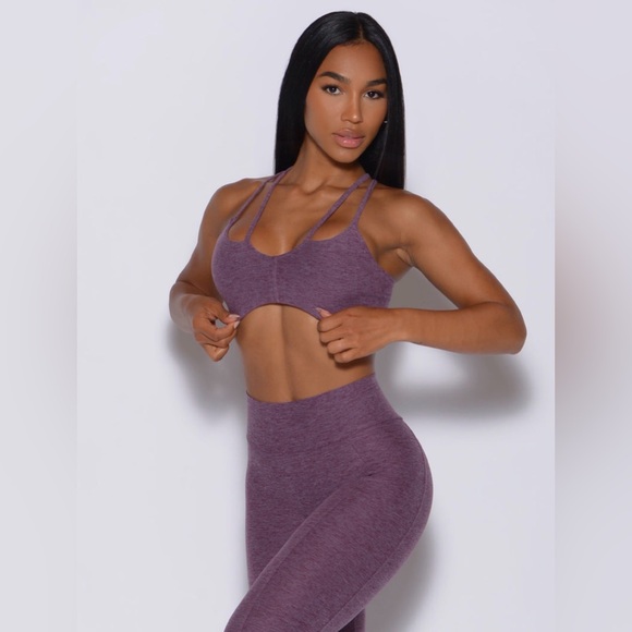 Bombshell Sportswear Other - Bombshell Sportswear Regal Purple Topnotch Strappy Sports Bra